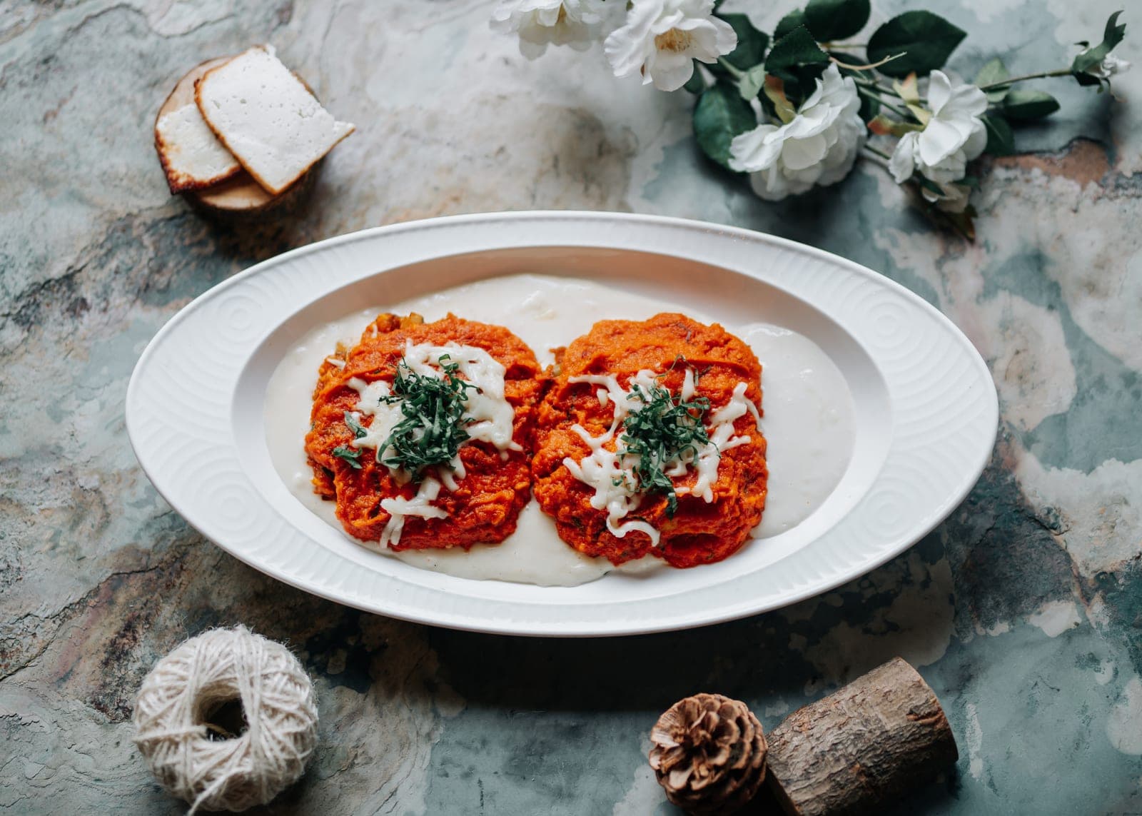 Rangeen dish, styled product shot