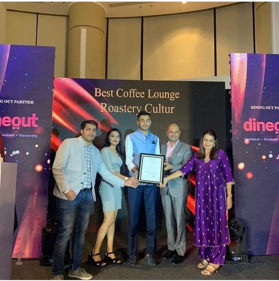 Team with the Best Coffee Lounge award for Roastery Cultúr
