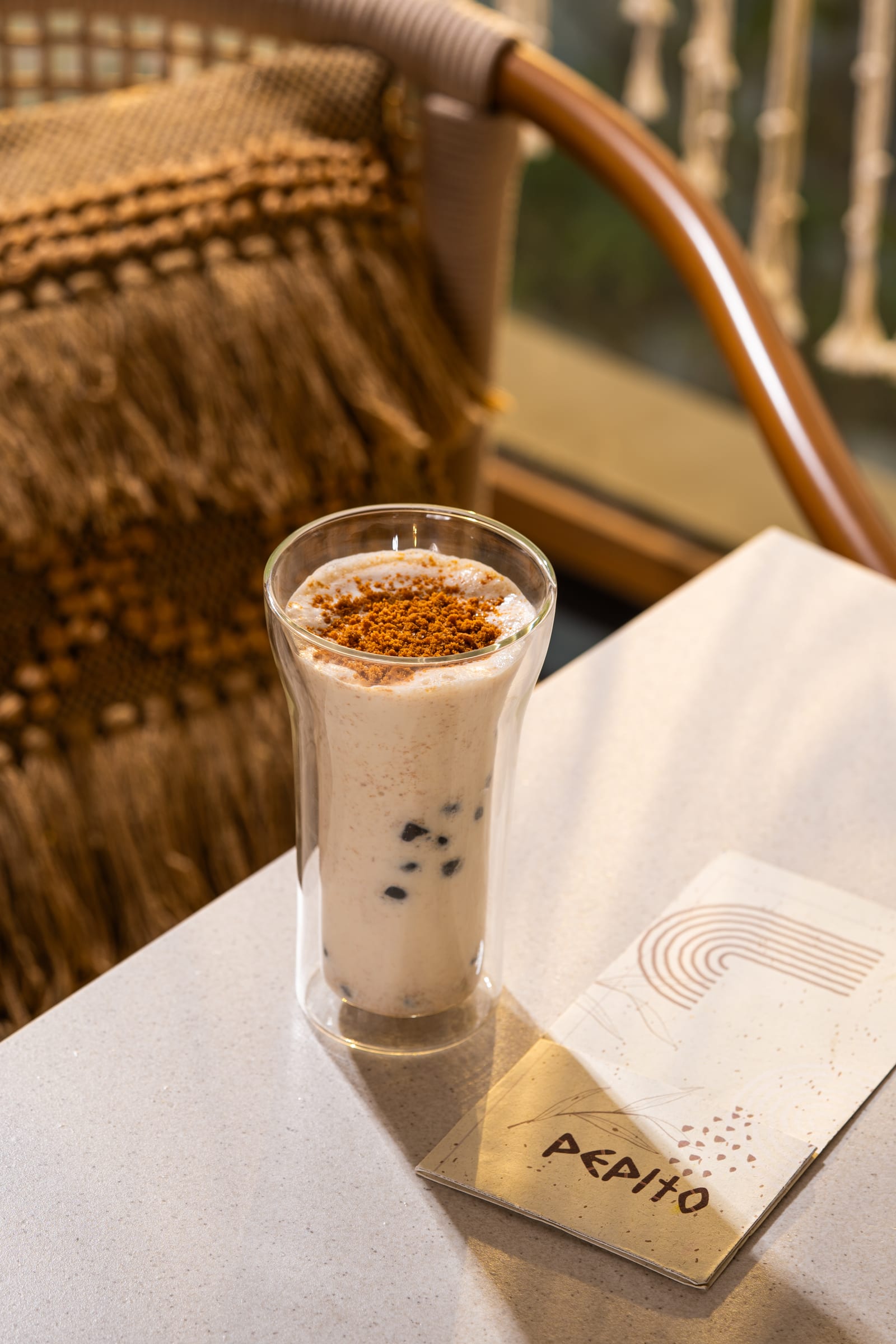 Pepito Lotus Biscoff boba tea