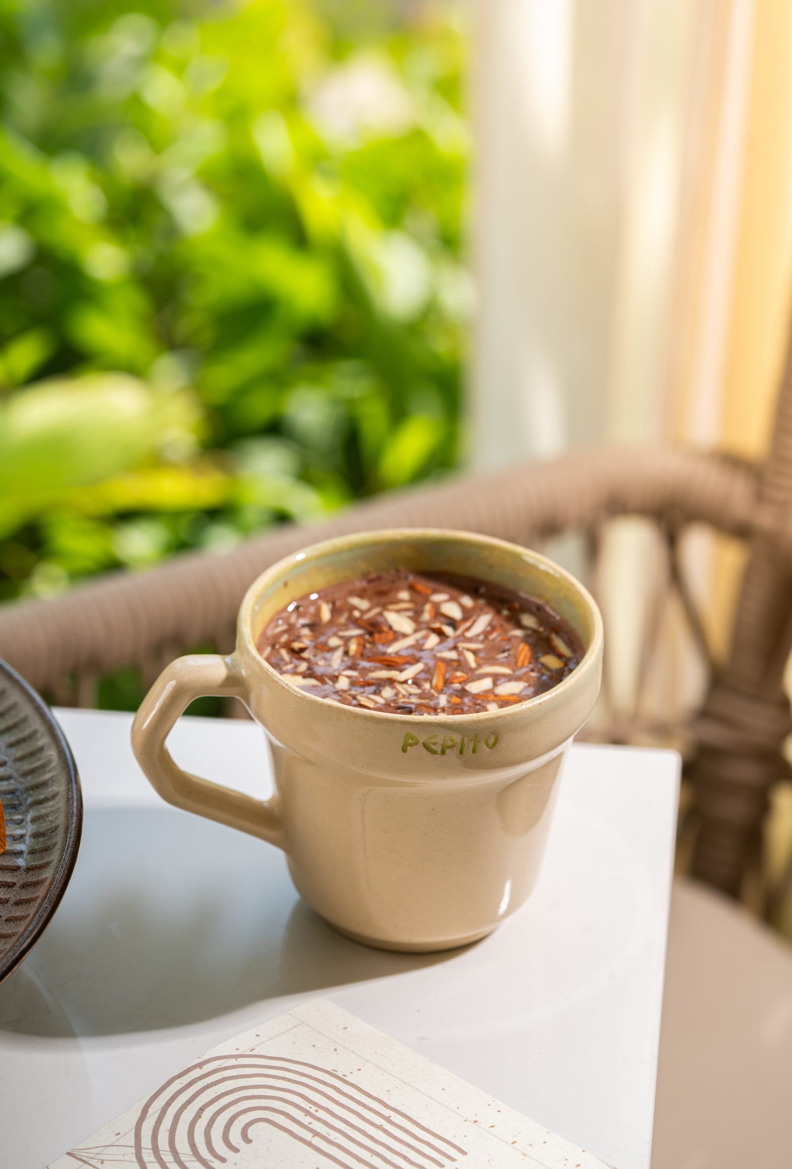 Pepito roasted almond hot chocolate