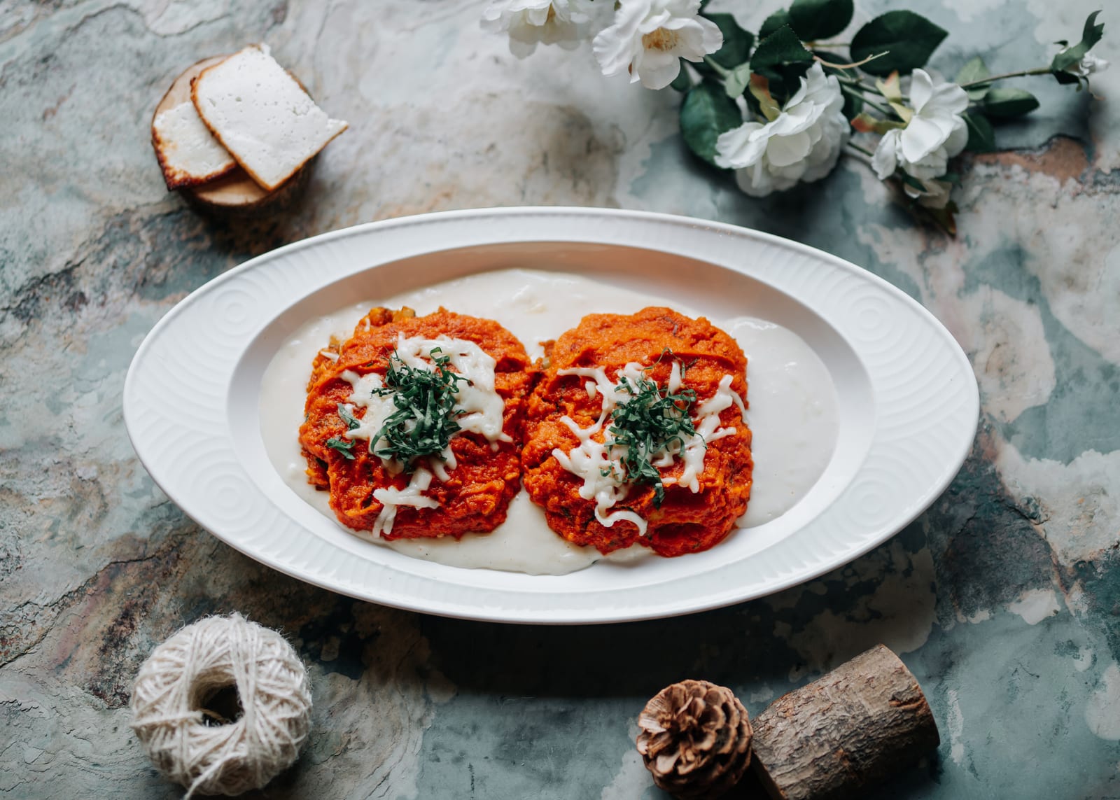Rangeen dish, styled product shot