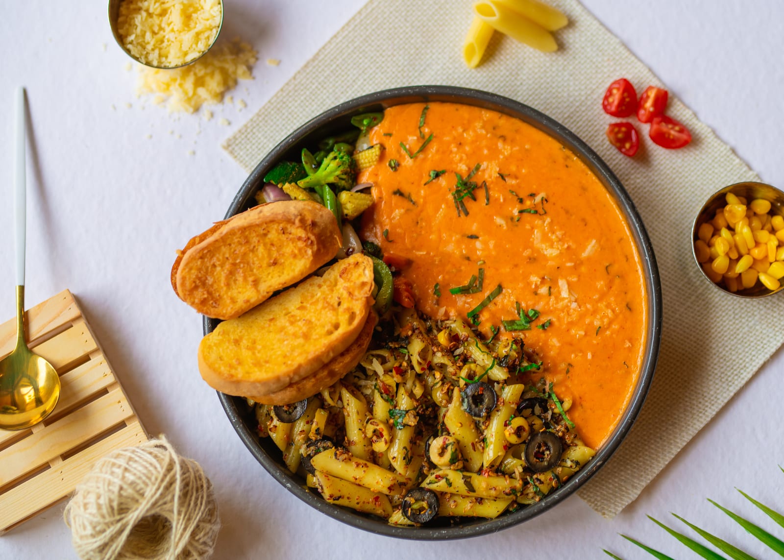 Rangeen dish, styled product shot